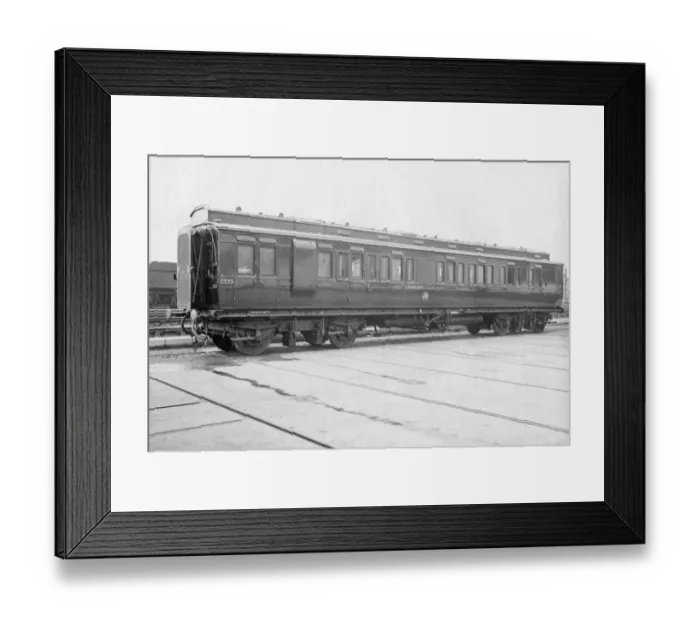 Framed Print : A corridor brake composite carriage converted into a rail mobile emergency canteen, 1941 Framed Print : A corridor brake composite carriage converted into a rail mobile emergency canteen, 1941