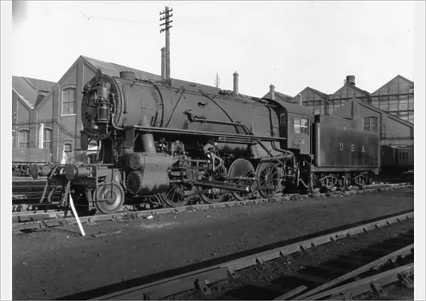 U.s locomotive No. 1604 at Swindon Works in December 1942