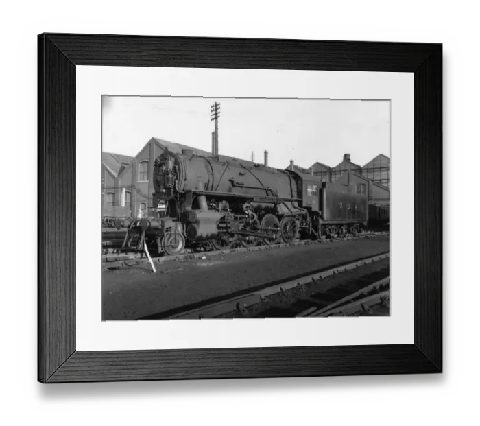 Framed Print : U.s locomotive No. 1604 at Swindon Works in December 1942 Framed Print : U.s locomotive No. 1604 at Swindon Works in December 1942