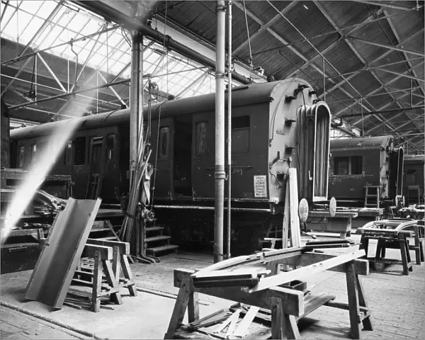 Coach No. 5189 in the Carriage Body Shop, 1946