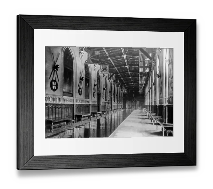 Framed Print : Windsor Castle (interior), 1924 Framed Print : Windsor Castle (interior), 1924