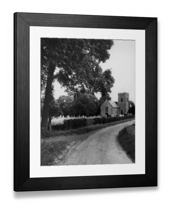 Framed Print : Steventon Parish Church, June 1928