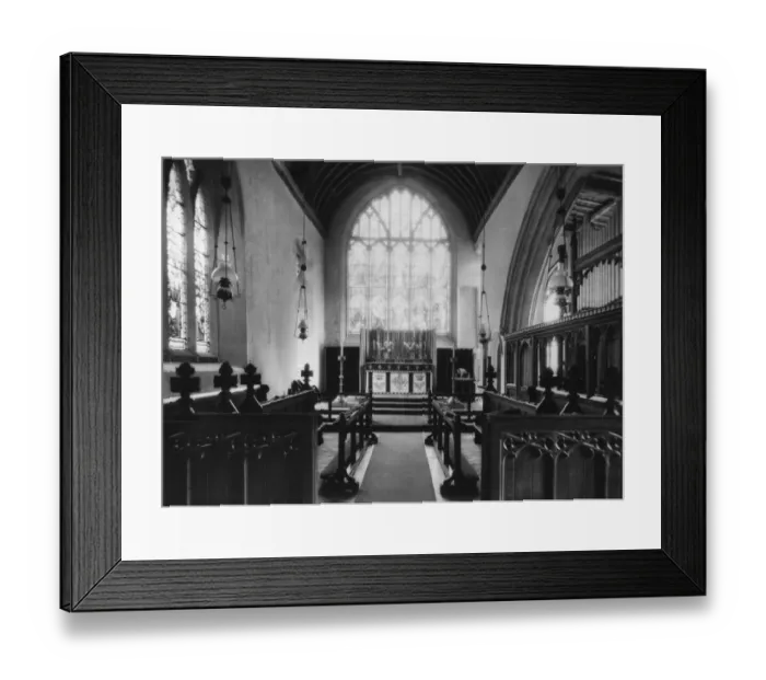 Framed Print : Steventon Parish Church, June 1928 Framed Print : Steventon Parish Church, June 1928