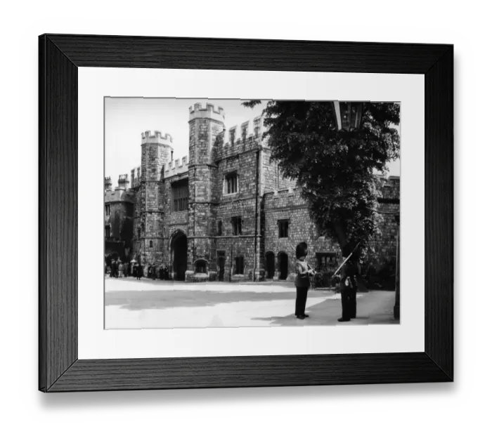 Framed Print : Henry VIII Gateway, Windsor Castle, 1930 Framed Print : Henry VIII Gateway, Windsor Castle, 1930