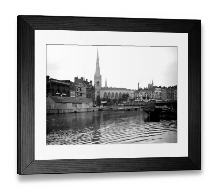 Framed Print : Bristol city, August 1931
