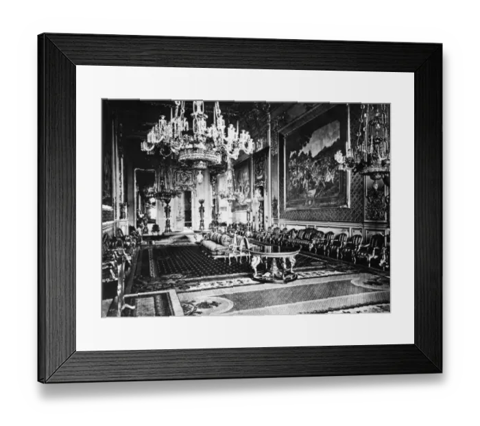 Framed Print : Grand Reception Room, Windsor Castle, 1950 Framed Print : Grand Reception Room, Windsor Castle, 1950