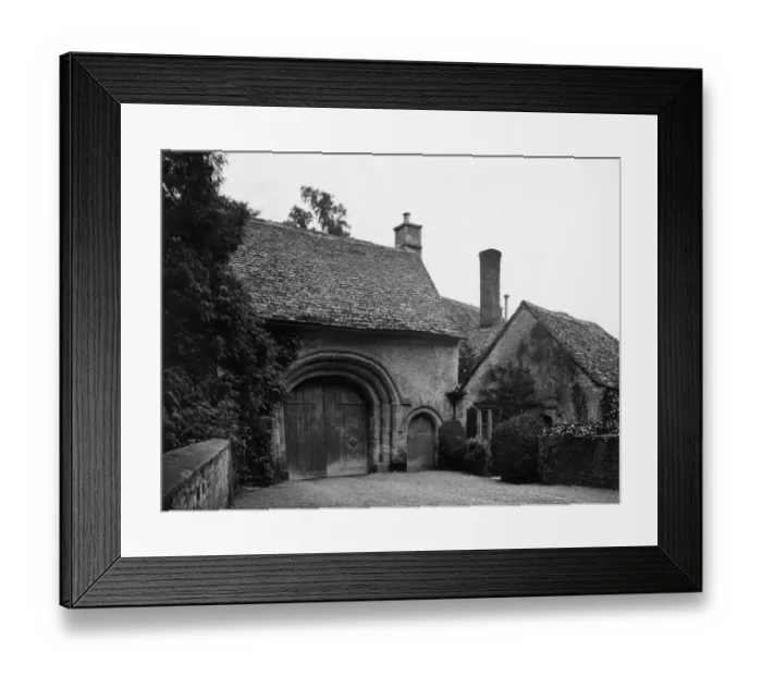 Framed Print : Abbey Gate, Cirencester, August 1924 Framed Print : Abbey Gate, Cirencester, August 1924