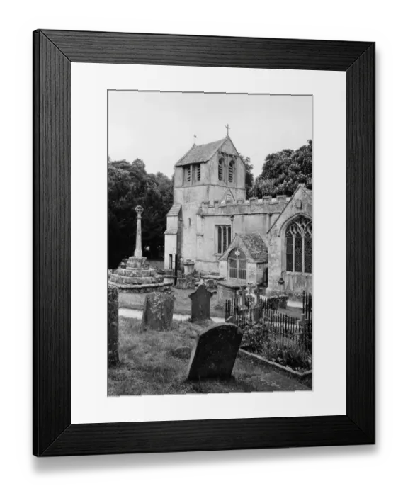 Framed Print : North Cerney Church, Cotswolds, Gloucestershire, June 1937