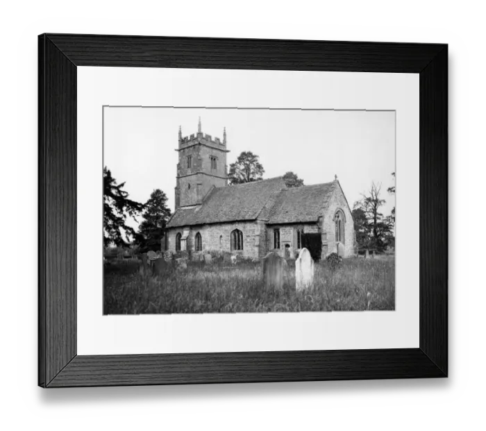 Framed Print : Didbrook Church, Cotswolds, June 1937 Framed Print : Didbrook Church, Cotswolds, June 1937