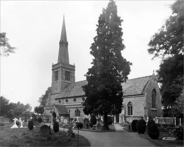 St Marys Church, Princes Risborough, July 1926