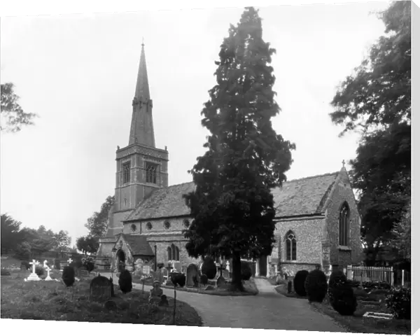 St Marys Church, Princes Risborough, July 1926
