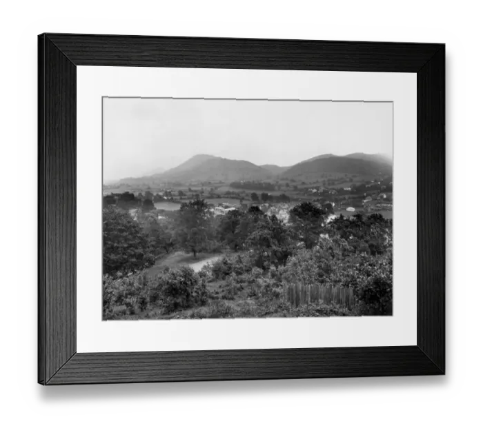 Framed Print : Church Stretton, Shropshire, September 1923