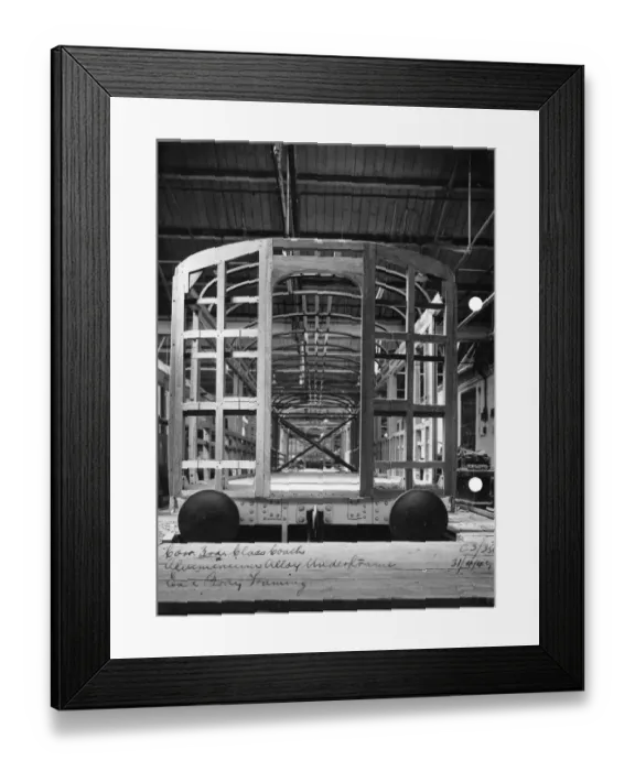 Framed Print : No 4 Shop, Carriage Body Shop, 1949 Framed Print : No 4 Shop, Carriage Body Shop, 1949