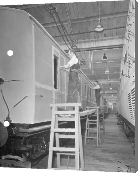 No 8 Shop, Paint Shop, 1953