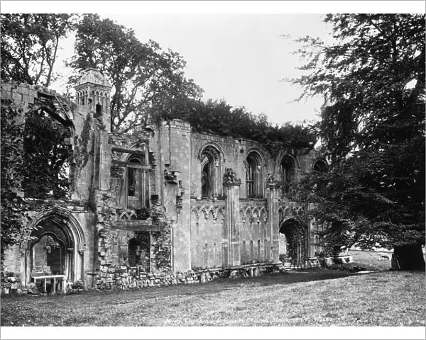 Glastonbury Abbey, March 1924