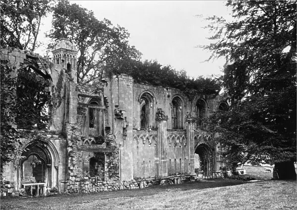 Glastonbury Abbey, March 1924