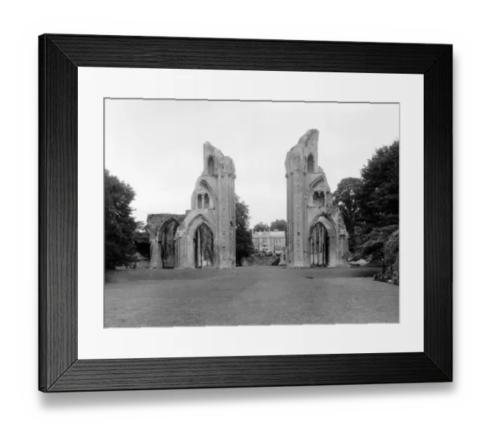 Framed Print : Glastonbury Abbey, Somerset, c. 1920s