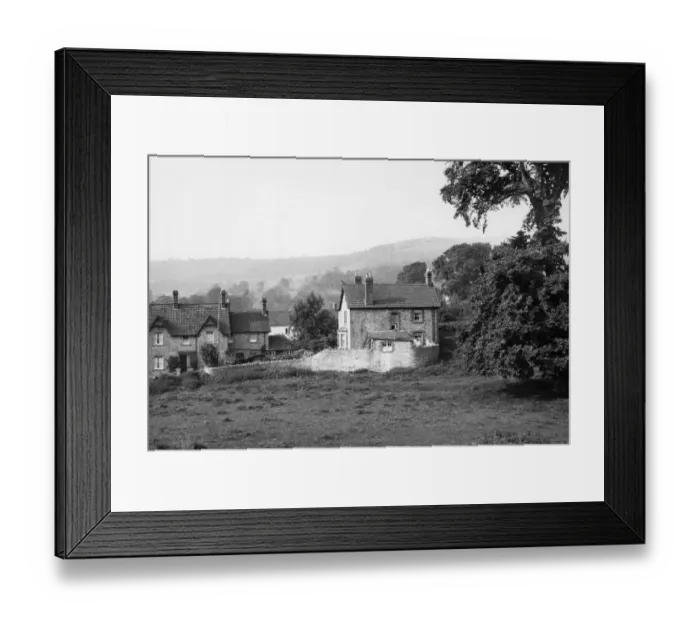 Framed Print : Wookey Hole Village, Somerset Framed Print : Wookey Hole Village, Somerset