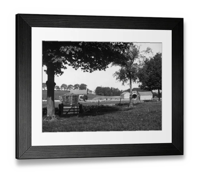 Framed Print : The Green at Priddy, near Wells, Somerset