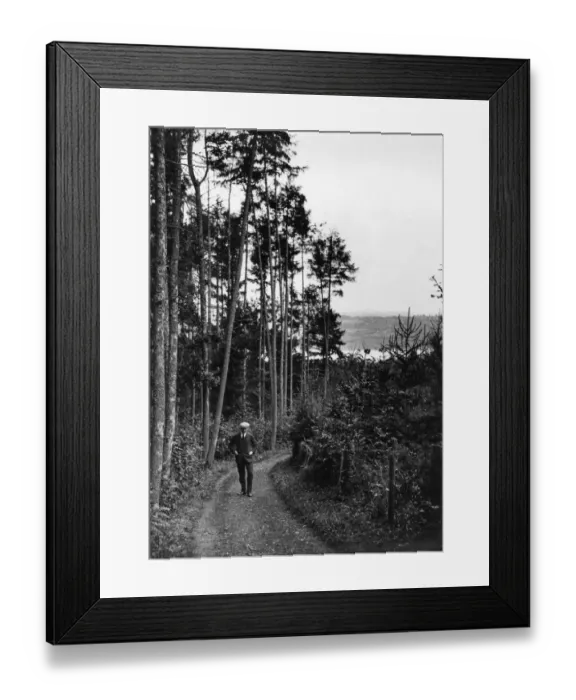Framed Print : Blagdon, Somerset, August 1924 Framed Print : Blagdon, Somerset, August 1924