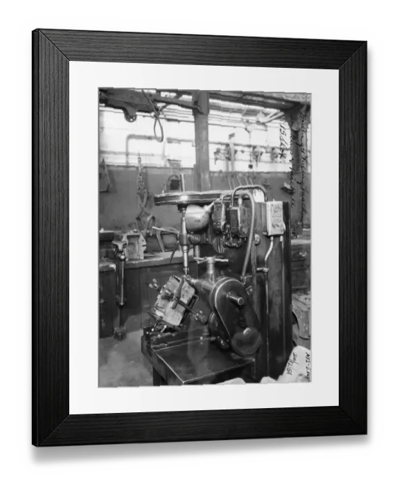 Framed Print : No 15 Shop, Fitting and Machine Shop, 1951 Framed Print : No 15 Shop, Fitting and Machine Shop, 1951