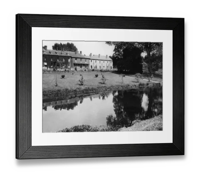 Framed Print : Brine Baths Park, Droitwich, July 1939