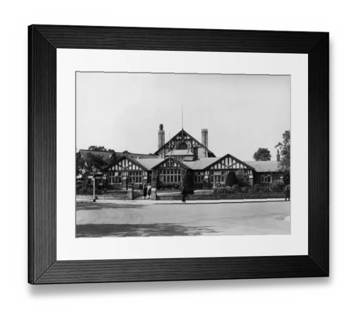Framed Print : St Andrews Brine Baths, Droitwich, August 1923 Framed Print : St Andrews Brine Baths, Droitwich, August 1923