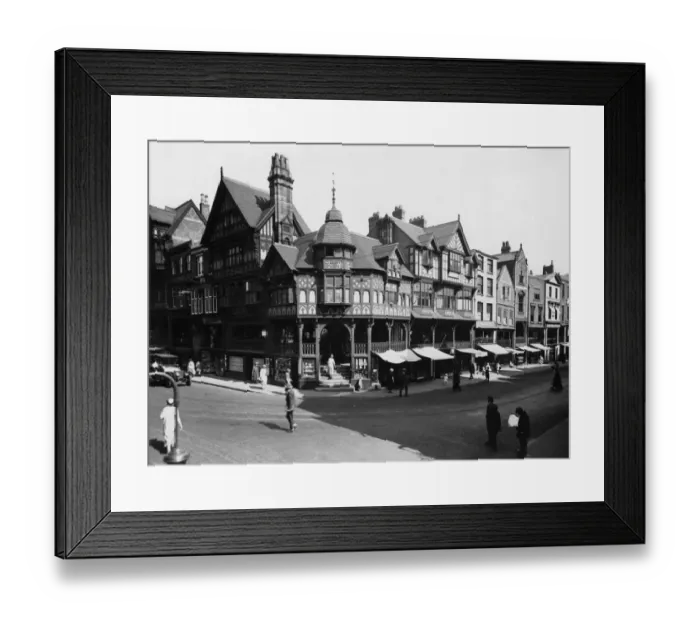 Framed Print : The Rows, Chester, 1920s Framed Print : The Rows, Chester, 1920s