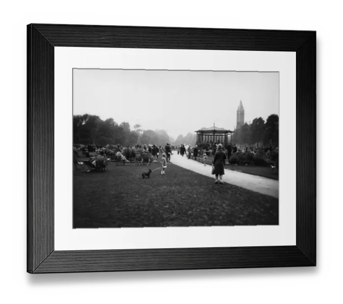 Framed Print : Leamington Spa, Warwickshire, July 1927 Framed Print : Leamington Spa, Warwickshire, July 1927