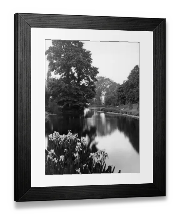 Framed Print : Brine Baths Park, Droitwich, 1920s