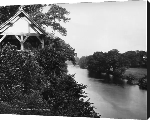 River Dee at Chester, Cheshire, 1924