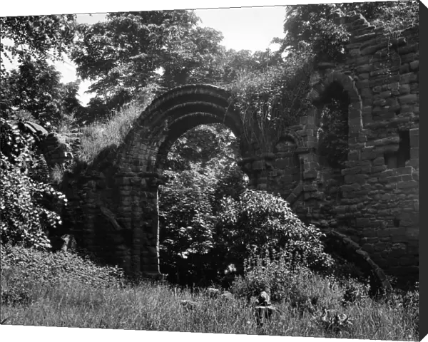 St Johns Ruins, Chester, Cheshire, June 1925