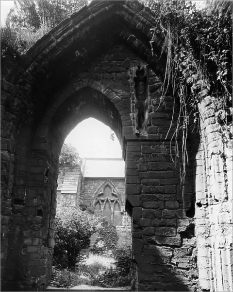 Chester, St Johns Ruins, Cheshire, June 1925