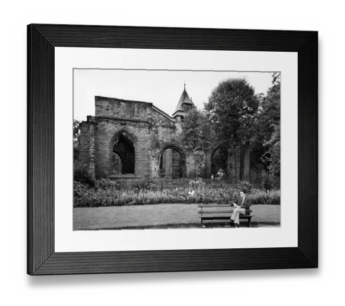 Framed Print : St Johns Ruins, Chester, Cheshire, August 1948 Framed Print : St Johns Ruins, Chester, Cheshire, August 1948
