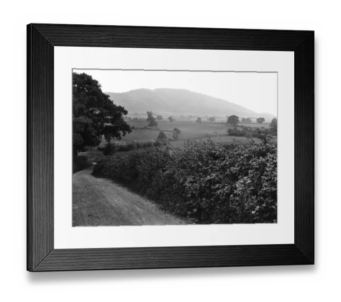Framed Print : The Wrekin, near Wellington, Shropshire, August 1925