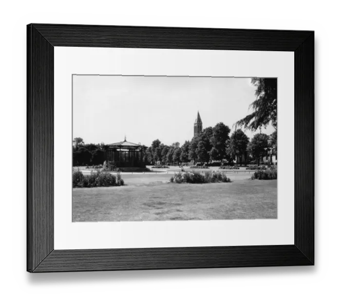 Framed Print : Royal Pump Room Gardens, Leamington Spa, c. 1920s Framed Print : Royal Pump Room Gardens, Leamington Spa, c. 1920s