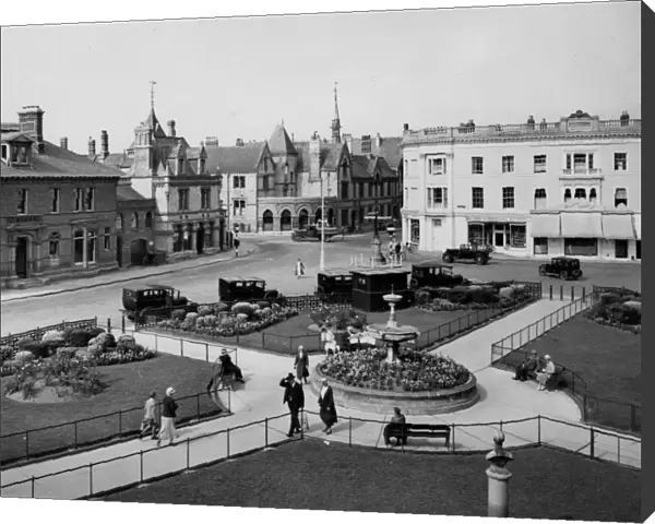 The Square, Barnstaple, September 1934