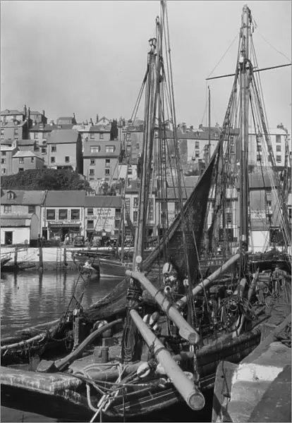 Brixham Harbour, Devon, 1936