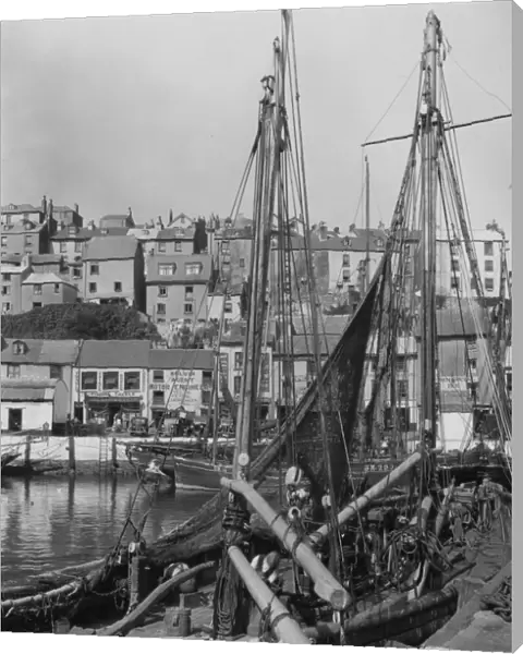 Brixham Harbour, Devon, 1936