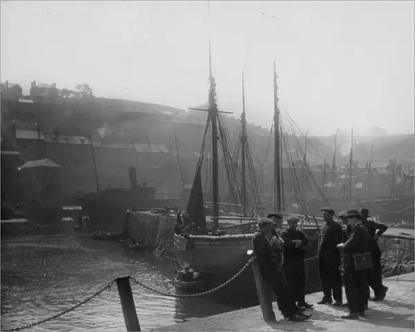 Brixham Harbour, Devon, c1930s