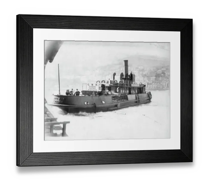 Framed Print : The Mew, River Dart, Devon, c1920s
