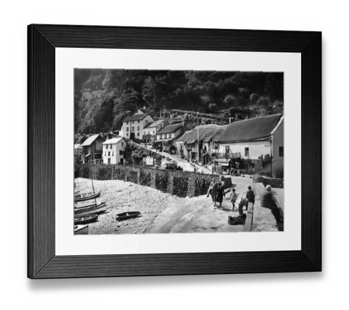 Framed Print : Lynmouth, Devon, September 1934 Framed Print : Lynmouth, Devon, September 1934