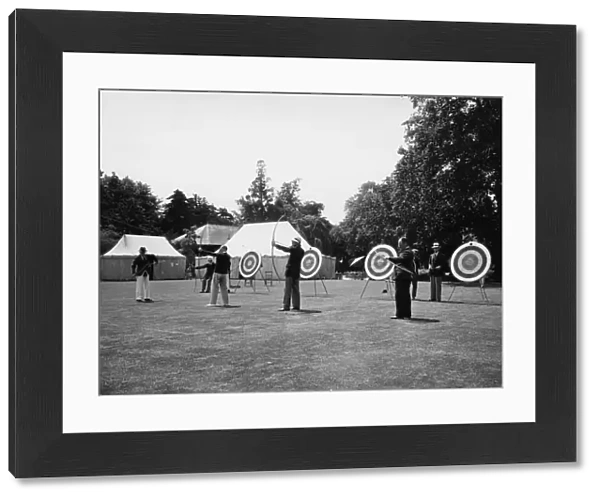 Archery Contest at Leamington Spa, Warwickshire