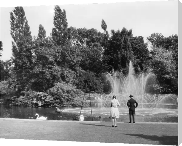 Jephson Gardens, Leamington Spa, 1920s