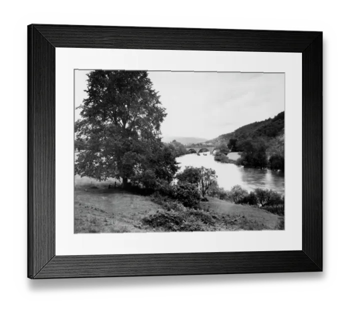 Framed Print : The River Wye at Kerne Bridge, Herefordshire