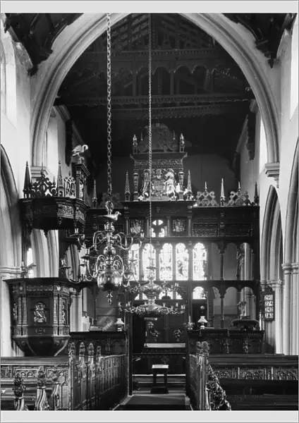 Crowcombe Church (interior), Somerset