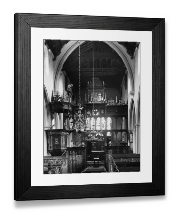 Framed Print : Crowcombe Church (interior), Somerset Framed Print : Crowcombe Church (interior), Somerset
