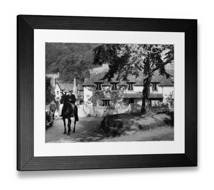 Framed Print : Allerford, Somerset, September 1934