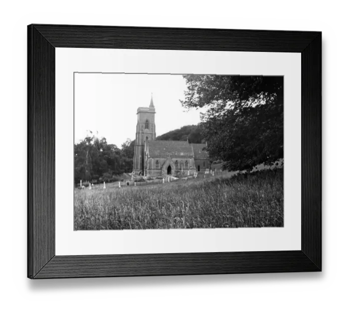 Framed Print : St Etheldredas Church at West Quantoxhead, Somerset