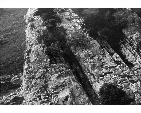 The Rock of Ages at Burrington Combe, Somerset